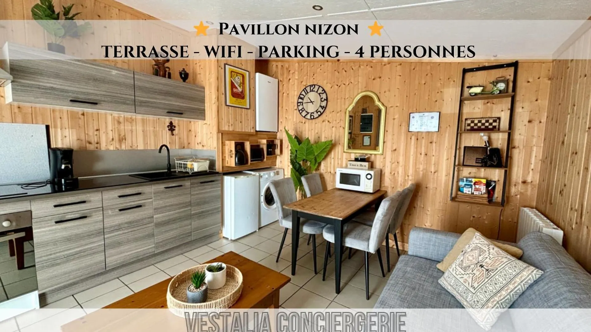 -Pavillon Nizon- Parking Lave Linge Wifi Apartment Pont-Aven